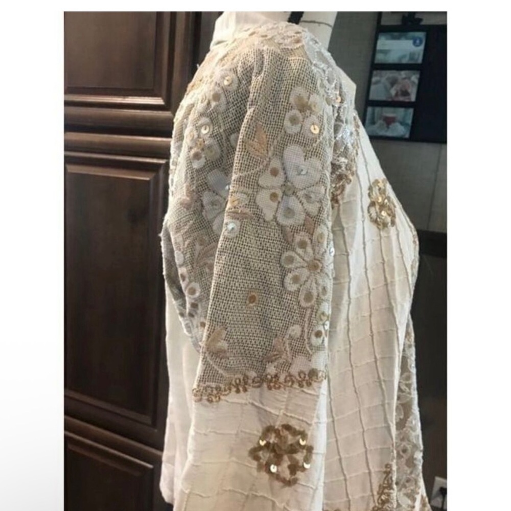 Chic Patchwork Women's Blazer - image 3